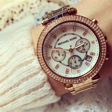 michael kors gold rose watch|rose gold mk watch cheap.